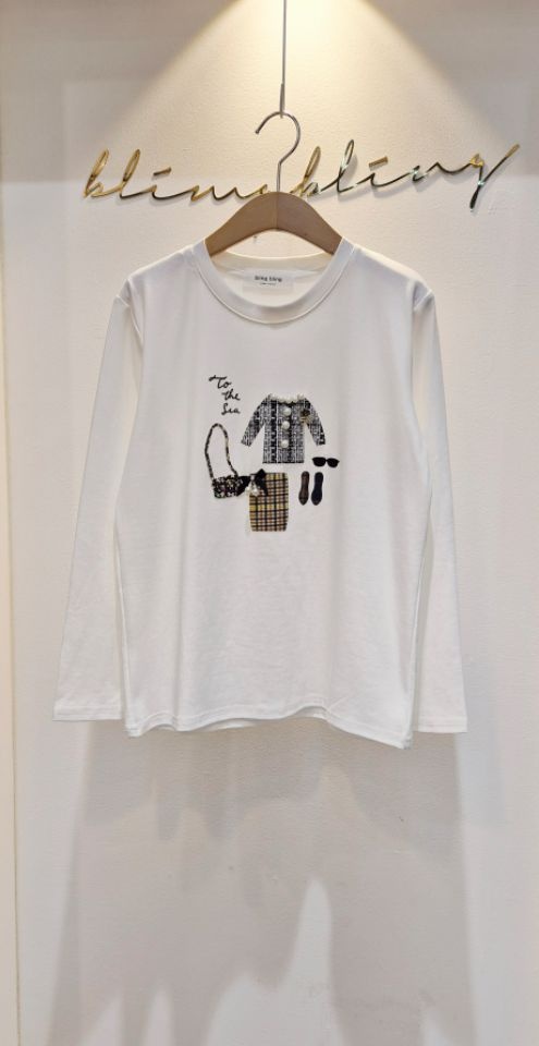 BLING BLING-S東大門㊣代購女士新品時尚推薦長袖T恤套裝BLING BLING-S長袖T恤