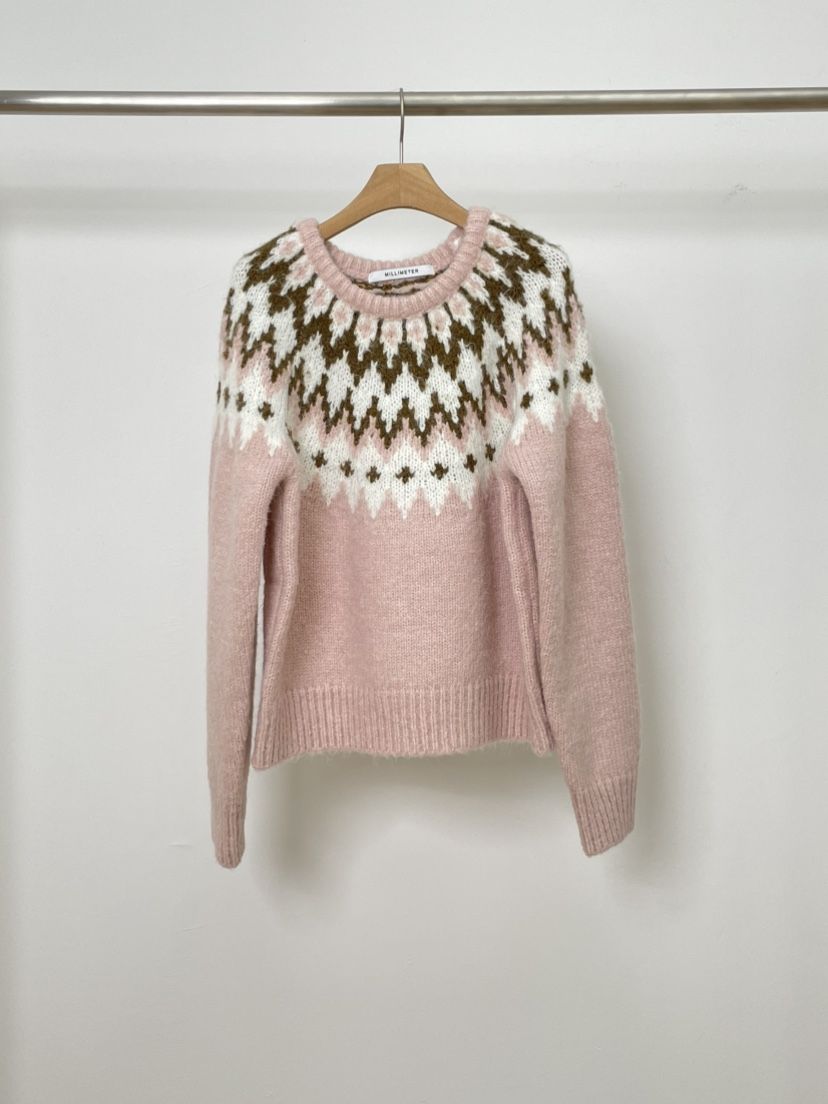 MILLIMETER東大門㊣代購女裝新品25秋冬職業人氣休閑針織衫MILLIMETER/MGML針織衫