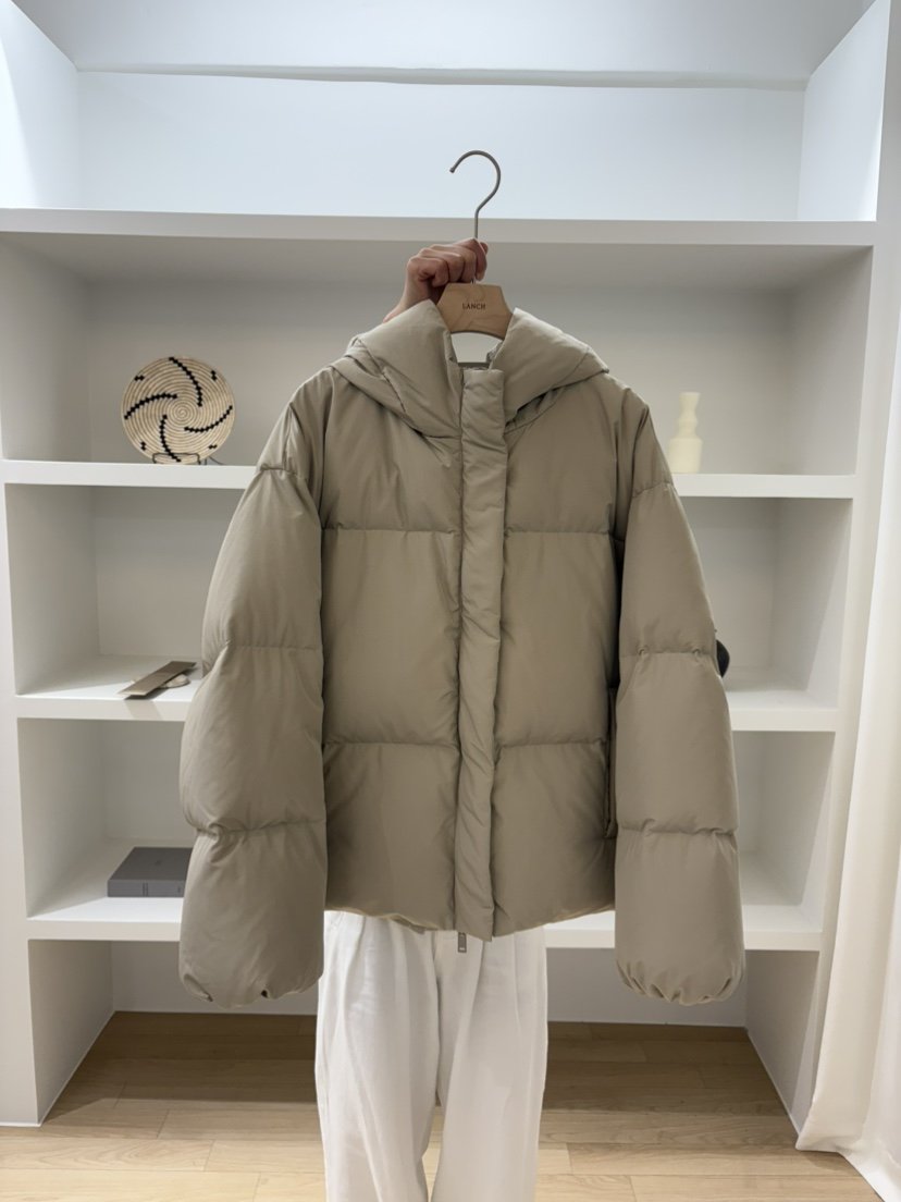 LANCH韓國直郵㊣女士新款熱賣休閑人氣推薦短款棉服連帽鴨絨LANCH短款棉服