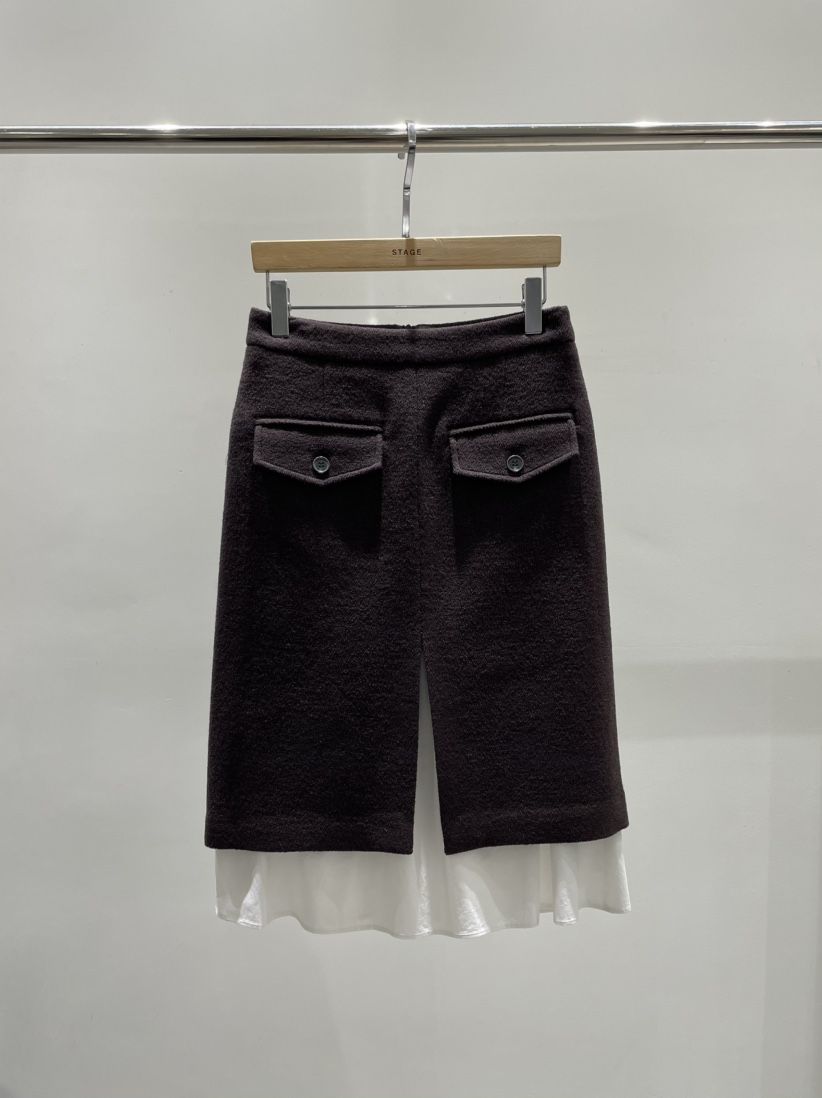 STAGE韓國直郵㊣女裝新款25秋冬推薦休閑人氣真品半身裙中短裙STAGE半身裙/中短裙