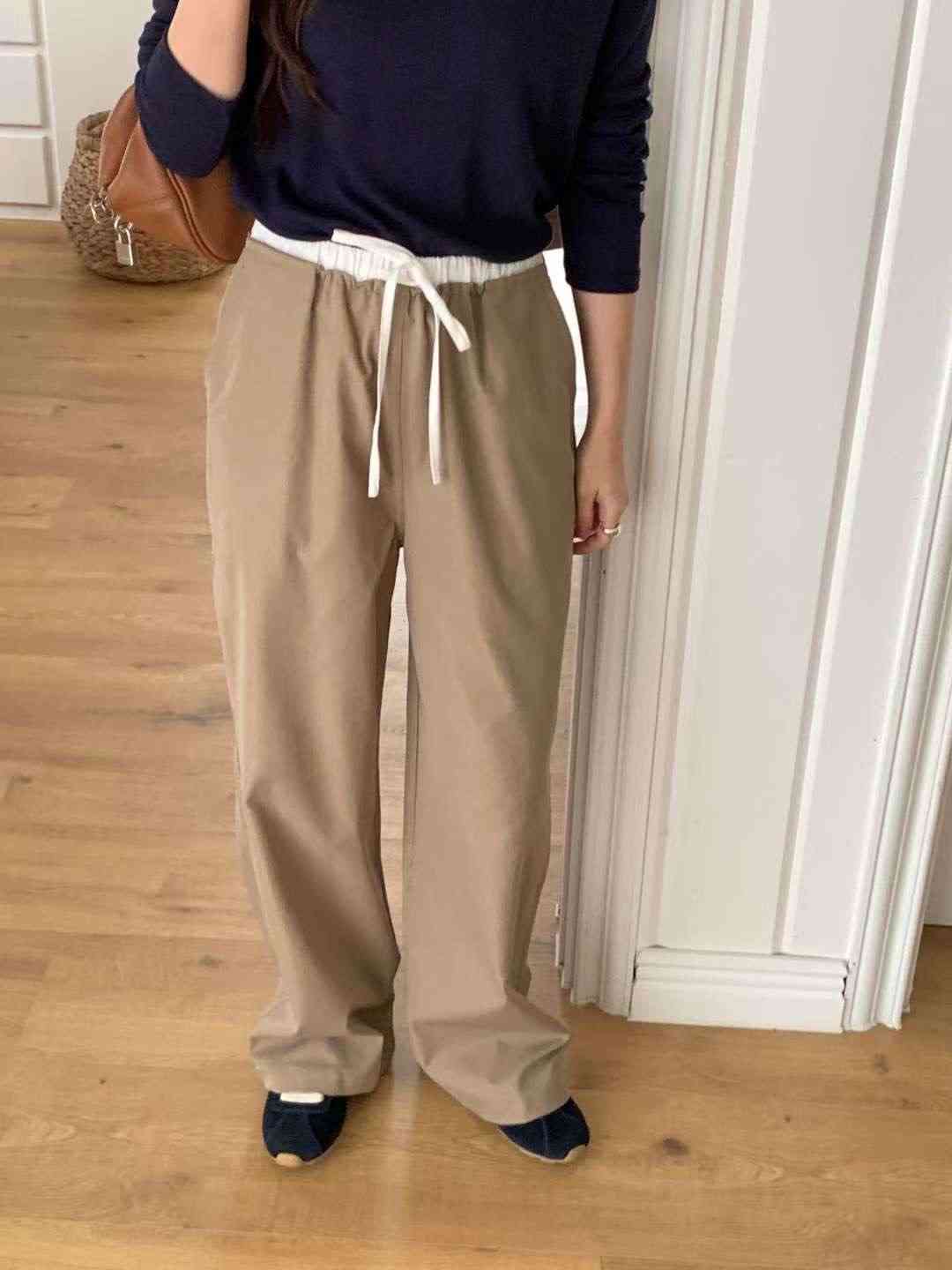 HACKER韓國代購㊣女裝新品職業推薦25秋冬熱賣休閑真品休閑褲HACKER休閑褲