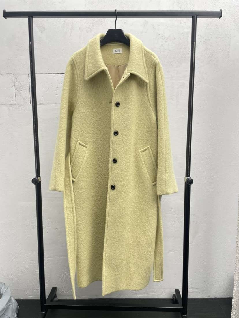 KARE/WEREPIECE東大門㊣實拍女裝新款25秋冬中長款大衣含腰帶羊駝長款KARE/WEREPIECE中長款大衣