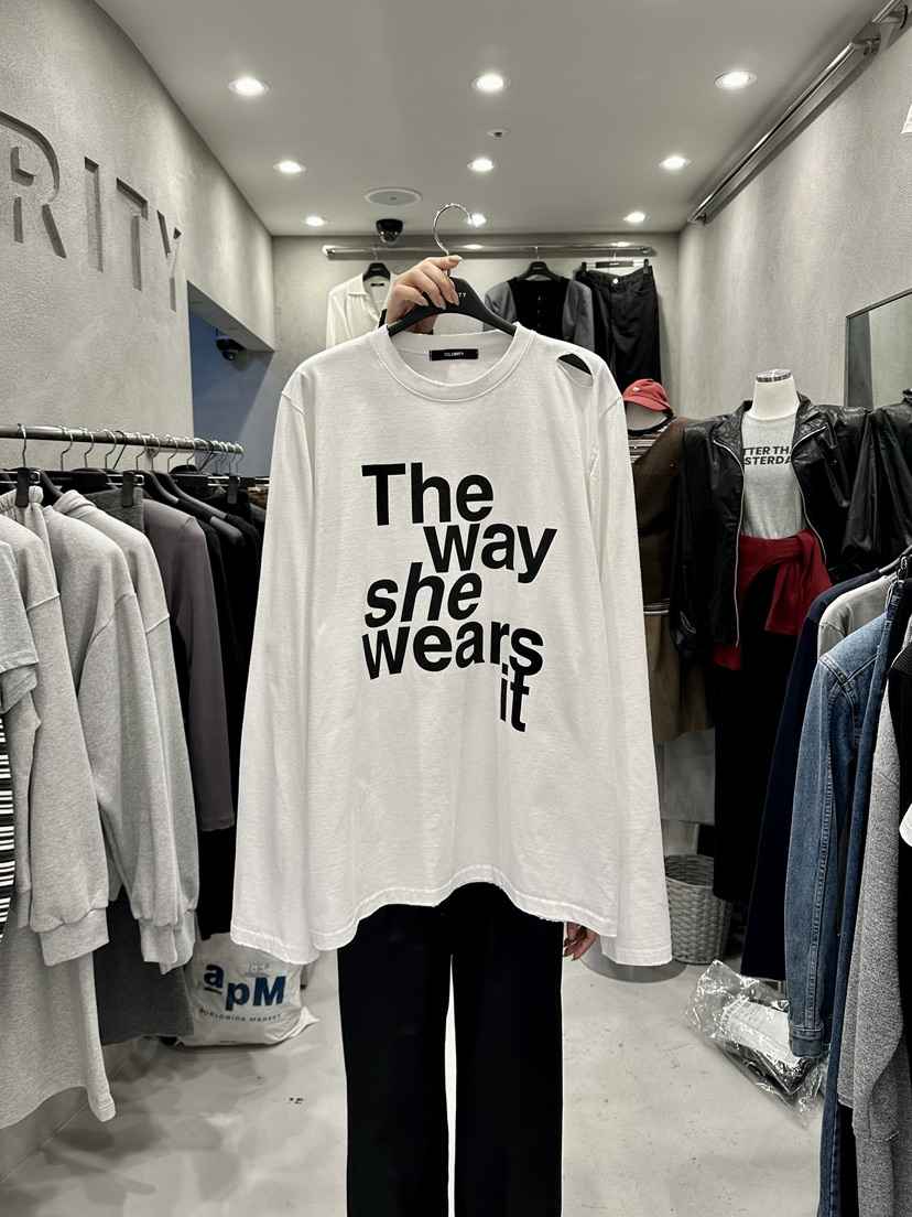 CELEBRITY-A東大門㊣直郵女裝新品25秋冬休閑推薦職業長袖T恤CELEBRITY-A長袖T恤