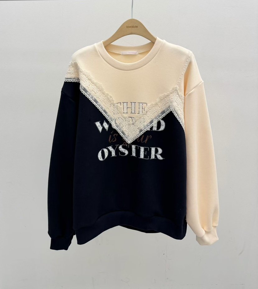 LOVABLE韓國代購㊣女士新款職業真品25秋冬人氣時尚推薦衛衣LOVABLE衛衣