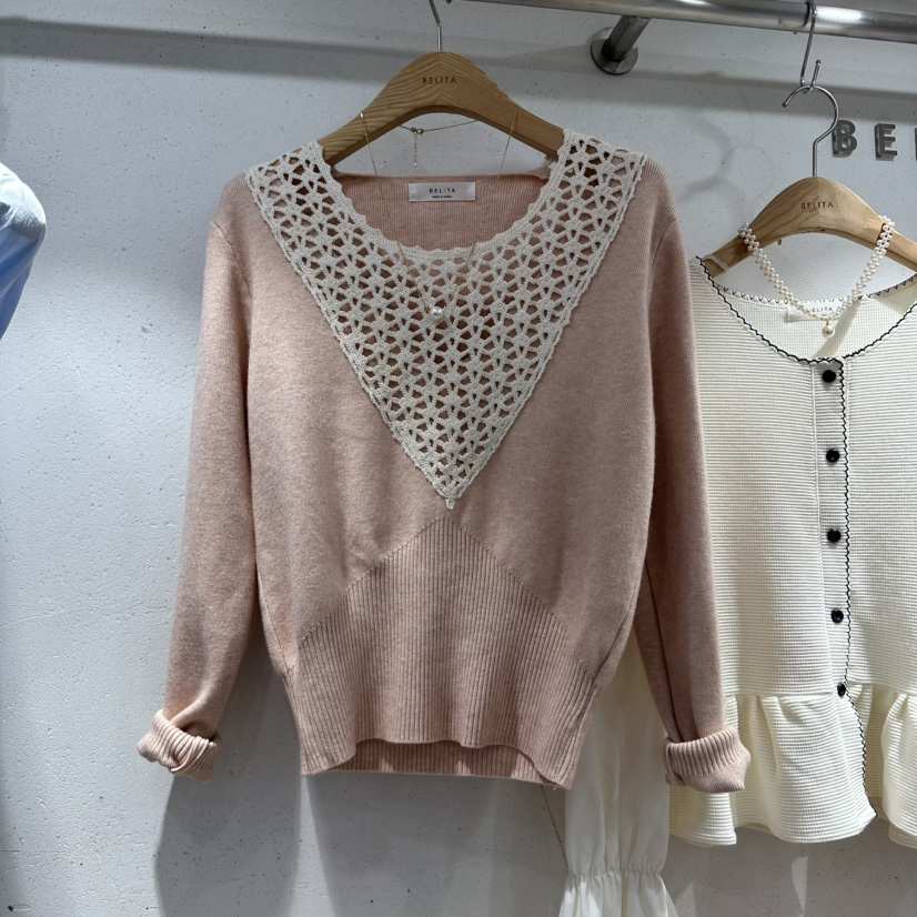 BELITA東大門㊣直郵女士新款真品熱賣人氣休閑職業時尚針織衫BELITA針織衫