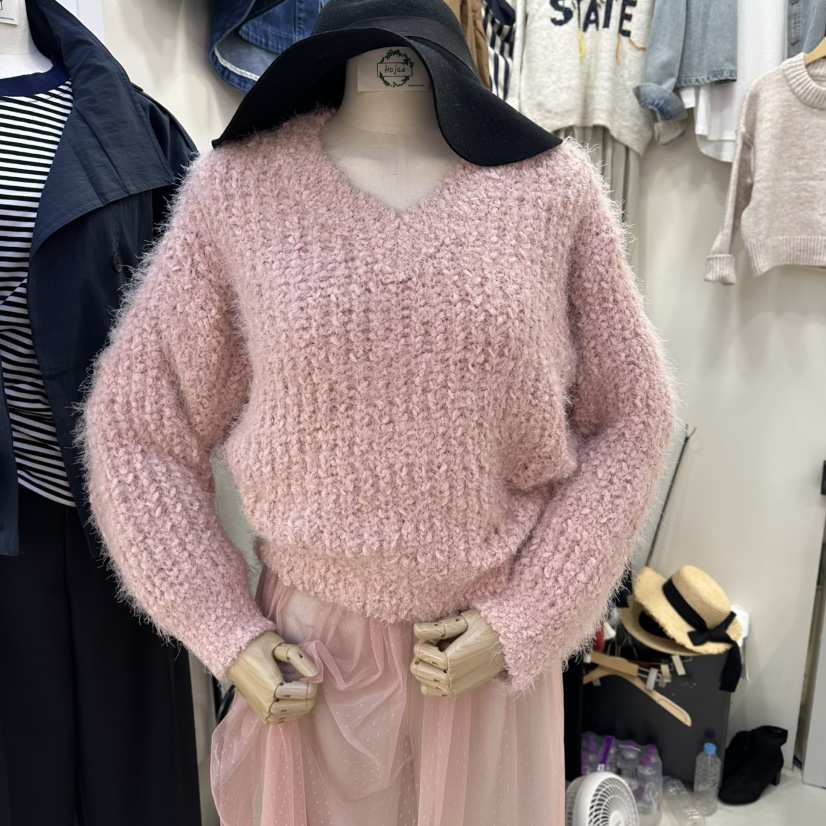 HOJAE東大門㊣直郵女裝新品25秋冬熱賣推薦休閑職業時尚毛衣MID-LEVEL JUMP毛衣