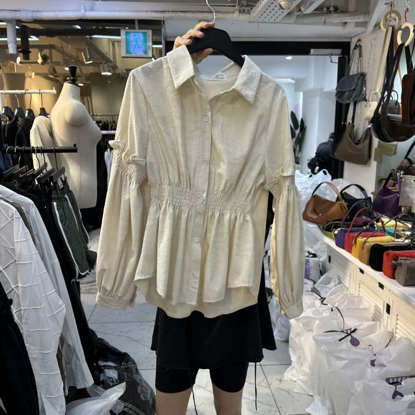 BAKHA東大門㊣直郵女士新品推薦真品25秋冬熱賣職業襯衫蕾絲衫BAKHA襯衫/蕾絲衫