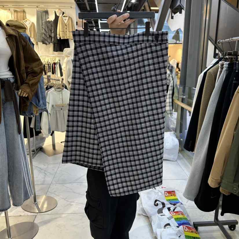 A2/D2東大門㊣代購女裝新品人氣休閑熱賣職業推薦長裙格紋A2/D2長裙