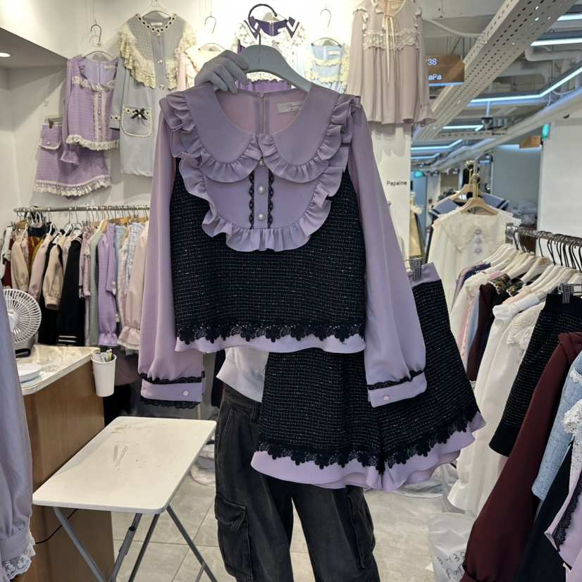 PAPA東大門㊣實拍女裝新品真品推薦休閑人氣25秋冬套裝套裝PaPa/HALMADE套裝