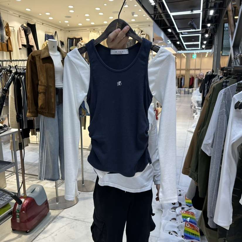 A2/D2東大門㊣直郵女士新品休閑推薦時尚熱賣長袖T恤假兩件A2/D2長袖T恤