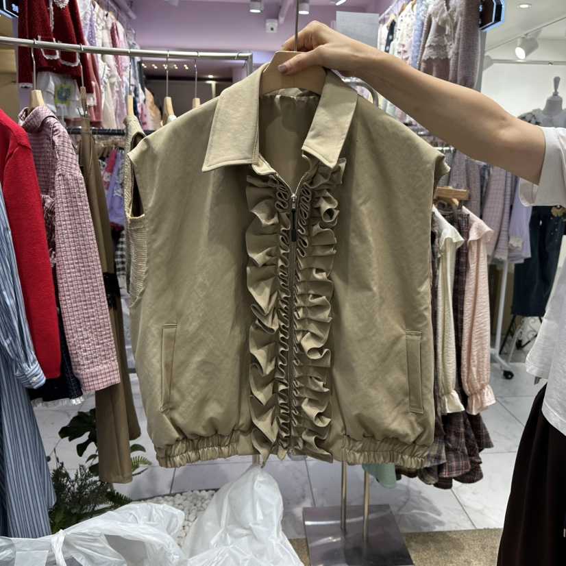 VIRUS韓國直郵㊣女裝新品熱賣真品推薦時尚職業休閑25秋冬馬甲VIRUS馬甲