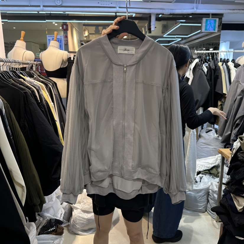 BAKHA東大門㊣實拍女士新品人氣時尚熱賣休閑25秋冬夾克網眼褶皺BAKHA夾克