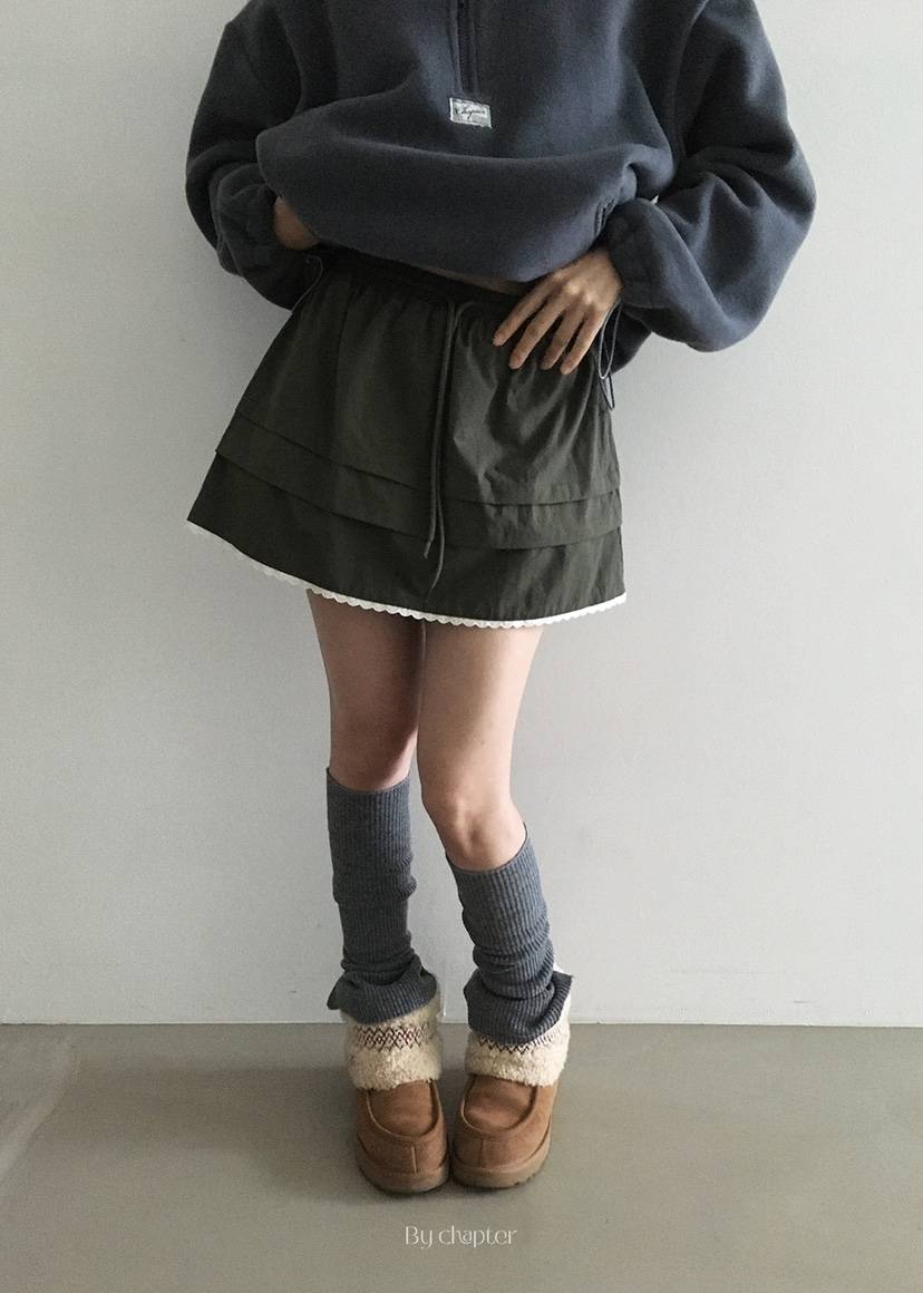 BY CHAPTER東大門㊣實拍女裝新款25秋冬時尚休閑真品熱賣裙褲BY Chapter裙褲