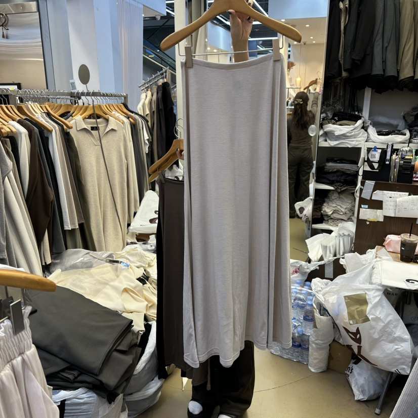 SANS韓國代購㊣女士新款人氣職業25秋冬真品時尚休閑推薦長裙SANS長裙