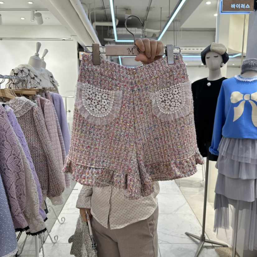 MS韓國直郵㊣女裝新款職業25秋冬推薦熱賣真品休閑時尚短褲MS短褲