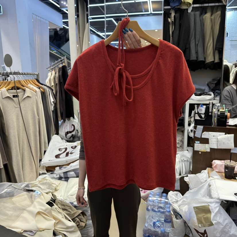 SANS東大門㊣直郵女裝新品真品時尚推薦人氣熱賣25秋冬T恤假兩件SANST恤