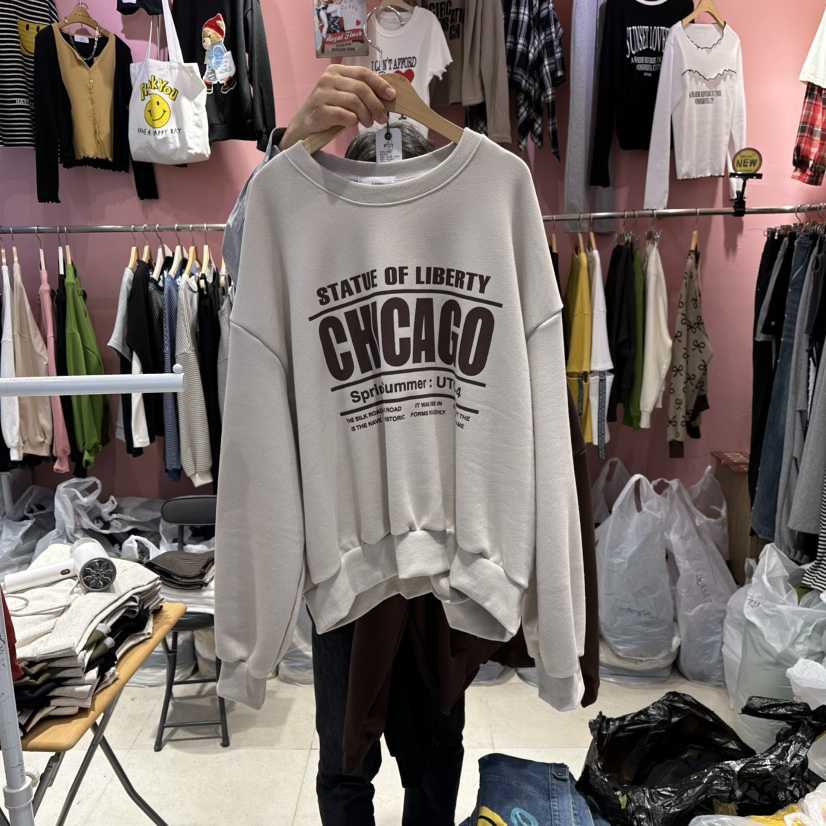 K STORY東大門㊣直郵女士新品休閑職業25秋冬時尚推薦衛衣K STORY衛衣