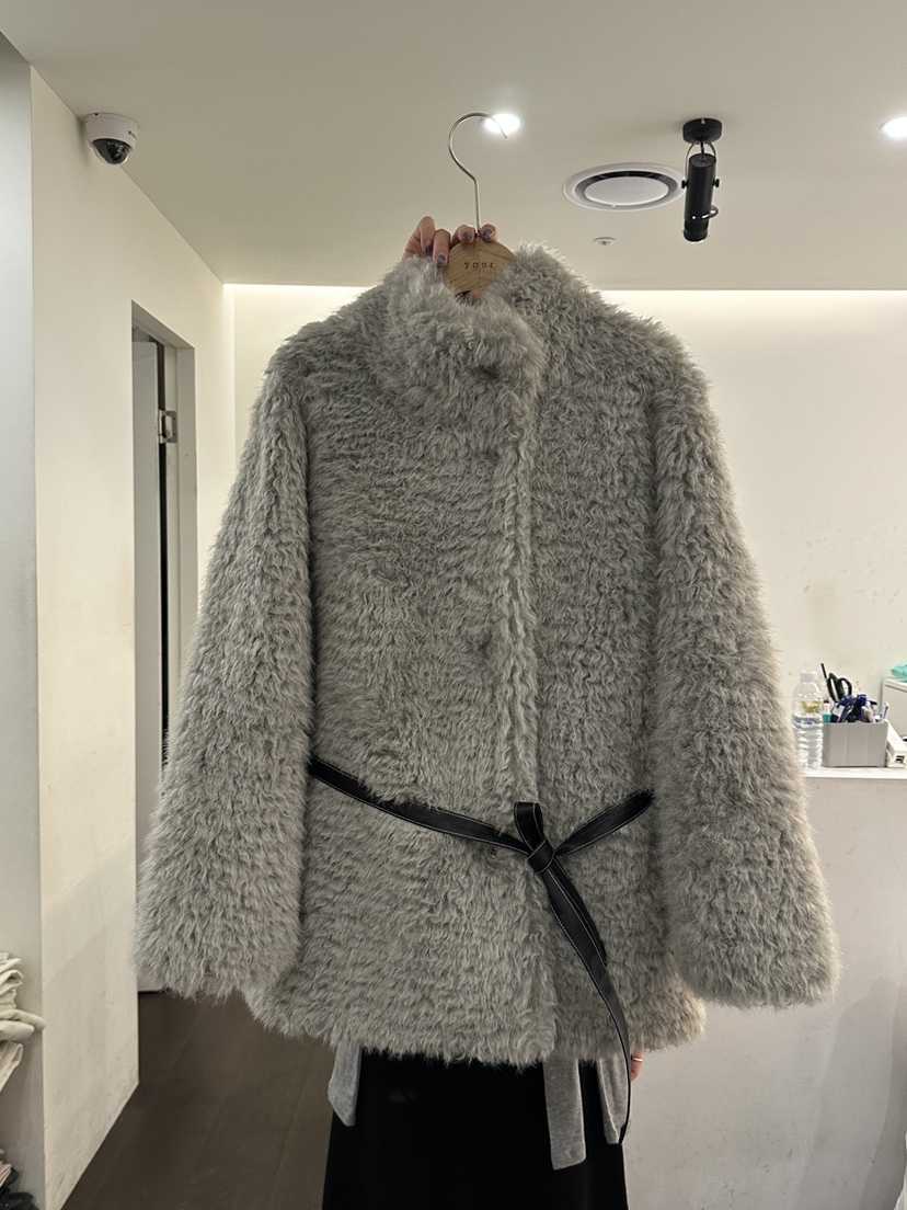 YOUR-P韓國代購㊣女士新款真品推薦人氣熱賣短款大衣不含腰帶YOUR-P短款大衣