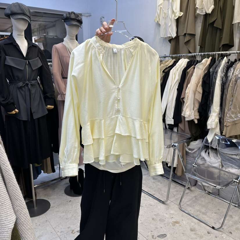 MARIGOLD東大門㊣代購女裝新款人氣推薦職業熱賣襯衫蕾絲衫MARIGOLD襯衫/蕾絲衫