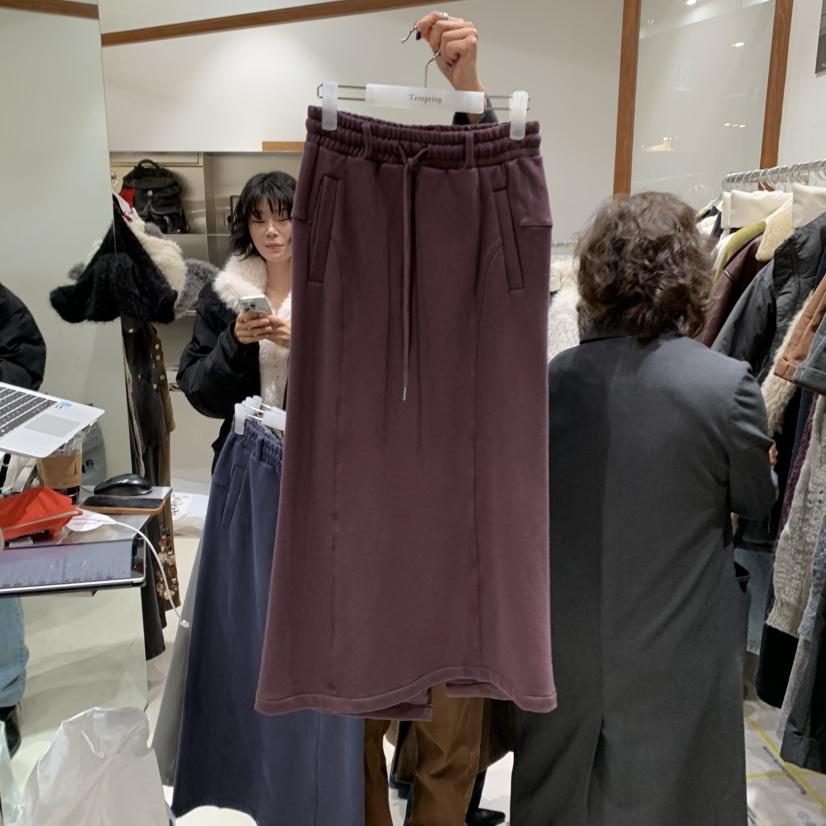 TEMPTING東大門㊣實拍女士新款25秋冬真品休閑人氣推薦長裙TEMPTING長裙