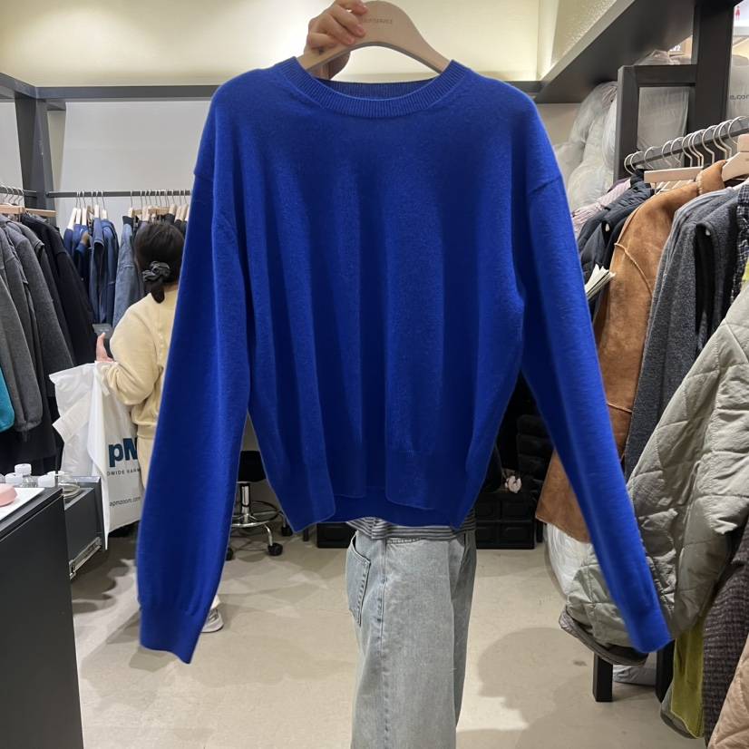 SELF SERVICE韓國直郵㊣女裝新款時尚25秋冬真品針織衫繡花SELF SERVICE針織衫