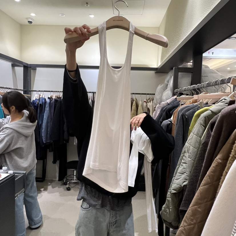SELF SERVICE東大門㊣代購女裝新品人氣推薦真品休閑吊帶背心SELF SERVICE吊帶/背心
