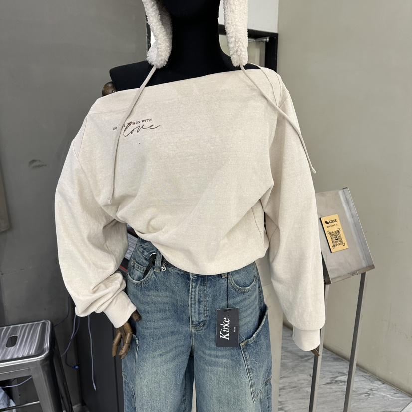 KIRKE東大門㊣直郵女裝新品時尚職業人氣25秋冬真品推薦衛衣KIRKE衛衣