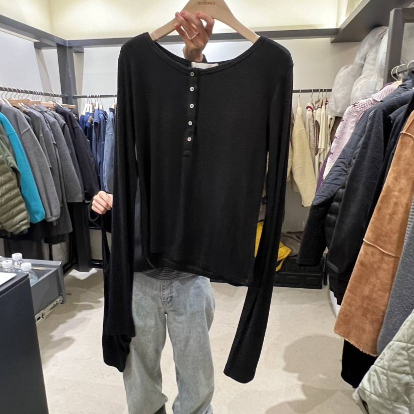 SELF SERVICE韓國代購㊣女士新品人氣職業時尚真品長袖T恤SELF SERVICE長袖T恤