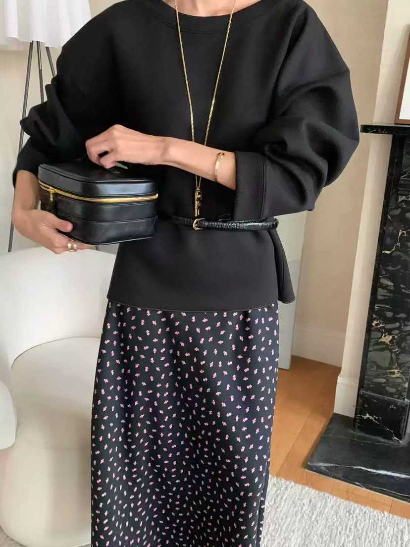 PRIVIE韓國直郵㊣女裝新款休閑推薦人氣25秋冬衛衣不含腰帶PRIVIE衛衣