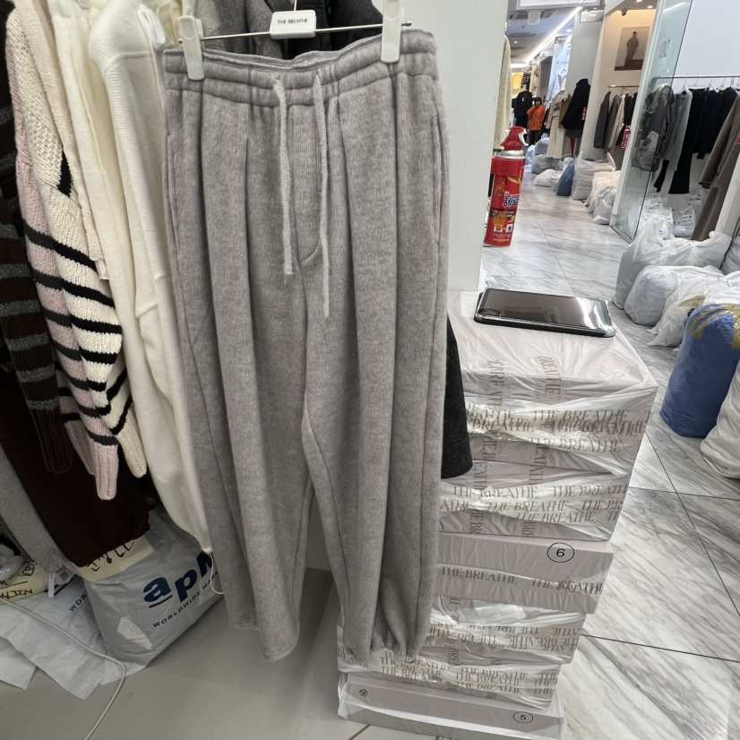 BREATHE韓國代購㊣女士新款職業熱賣人氣推薦真品休閑褲貂皮BREATHE休閑褲