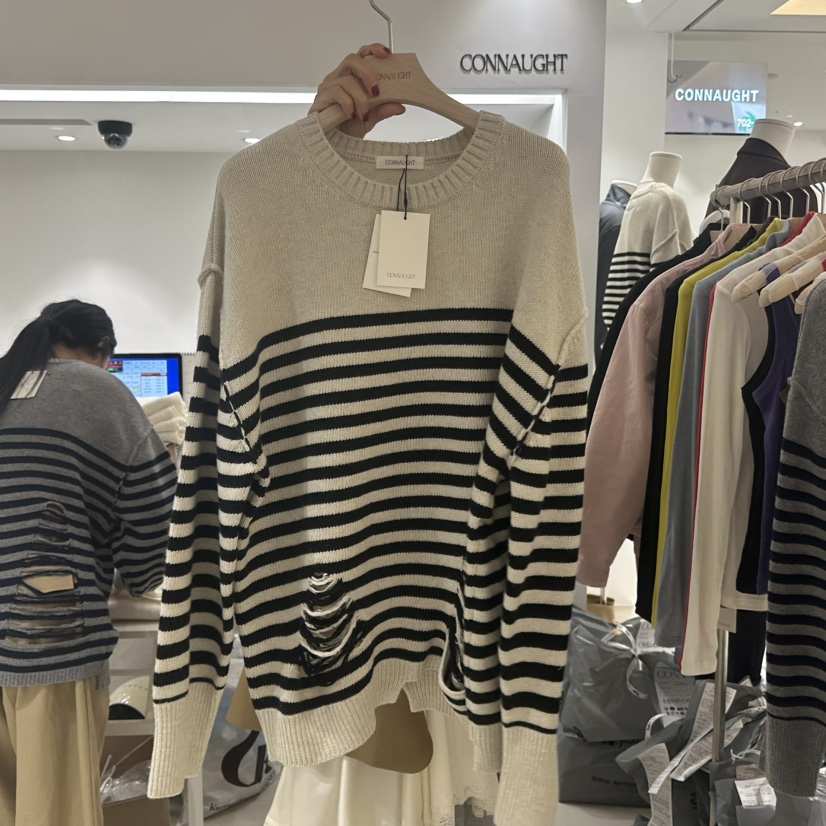 DAILYJUD東大門㊣實拍女裝新品25秋冬推薦休閑時尚人氣毛衣CONNAUGHT毛衣