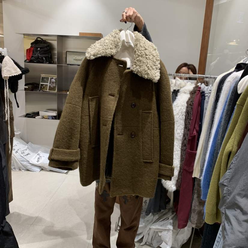 TEMPTING韓國代購㊣女士新品職業時尚熱賣人氣推薦短款大衣TEMPTING短款大衣