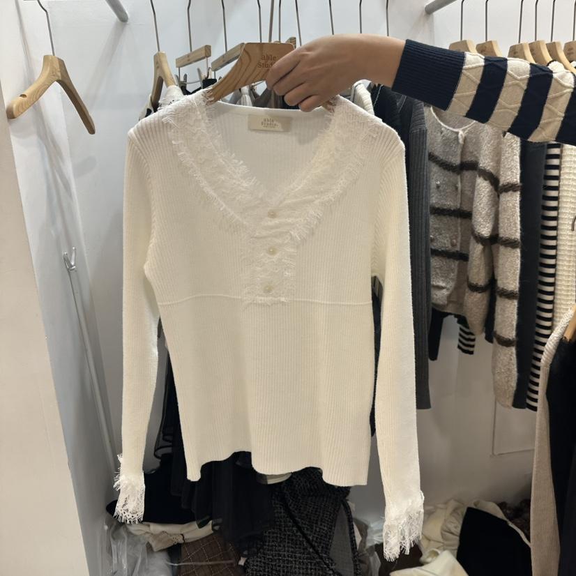 ABLESTUDIO東大門㊣實拍女士新品時尚休閑真品熱賣25秋冬針織衫ABLESTUDIO針織衫