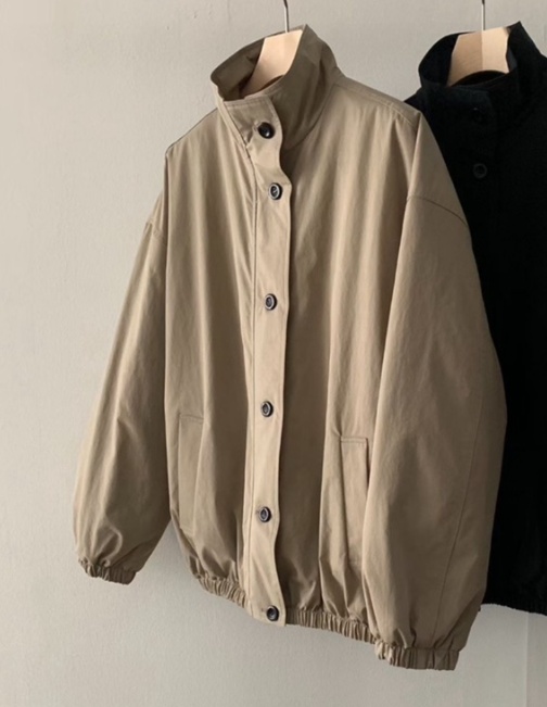 MONIQUE韓國代購㊣女裝新款25秋冬休閑時尚推薦短款棉服高領MONIQUE短款棉服