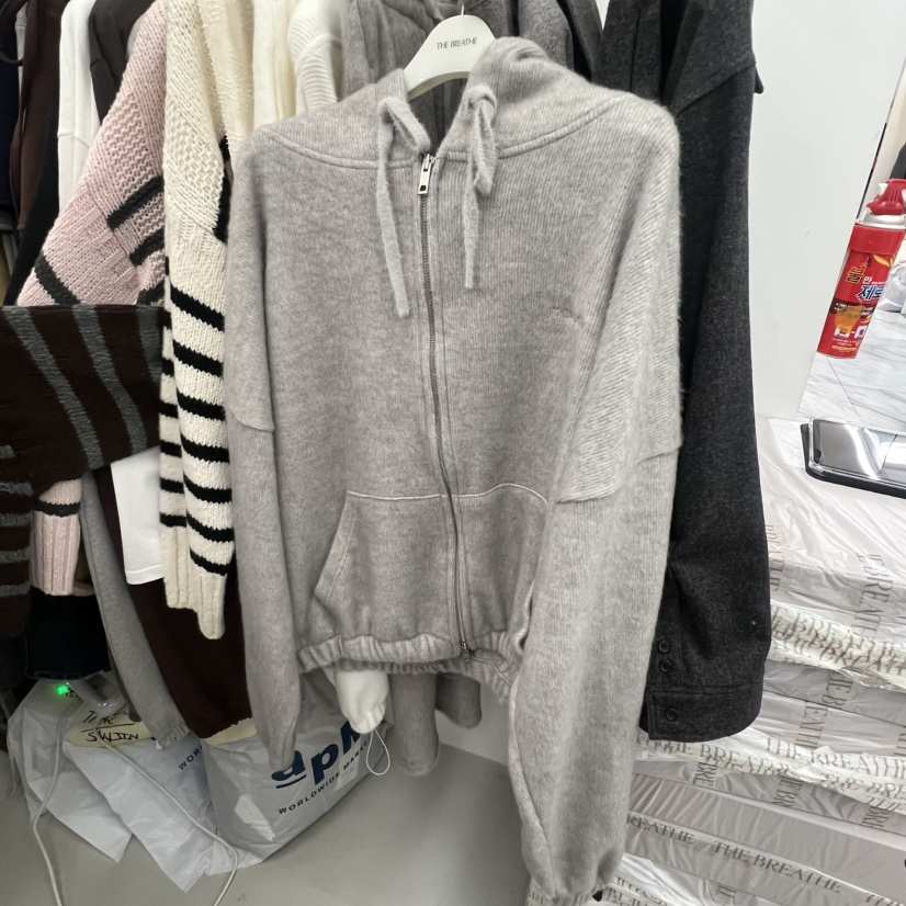 BREATHE東大門㊣直郵女士新品熱賣推薦時尚真品衛衣兜帽貂皮BREATHE衛衣