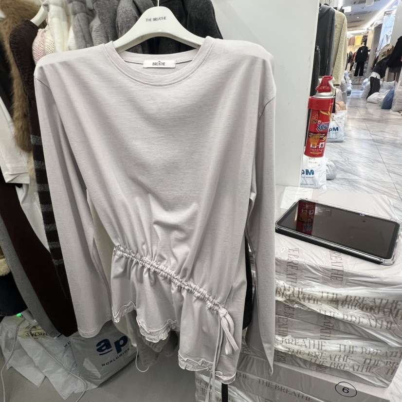 BREATHE東大門㊣代購女士新款人氣推薦職業熱賣真品長袖T恤BREATHE長袖T恤