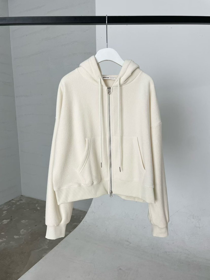 URBANE cloth東大門㊣代購女裝新品25秋冬時尚夾克連帽拉鏈衫URBANE cloth夾克