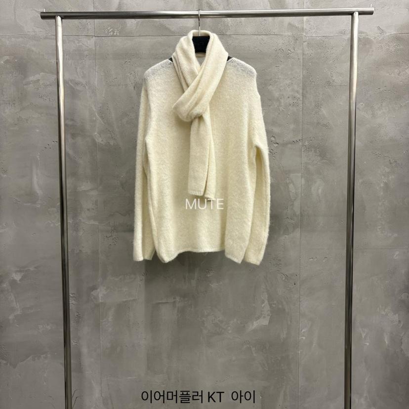 MUTE-P東大門㊣代購女裝新款真品熱賣職業25秋冬毛衣含圍巾MUTE毛衣