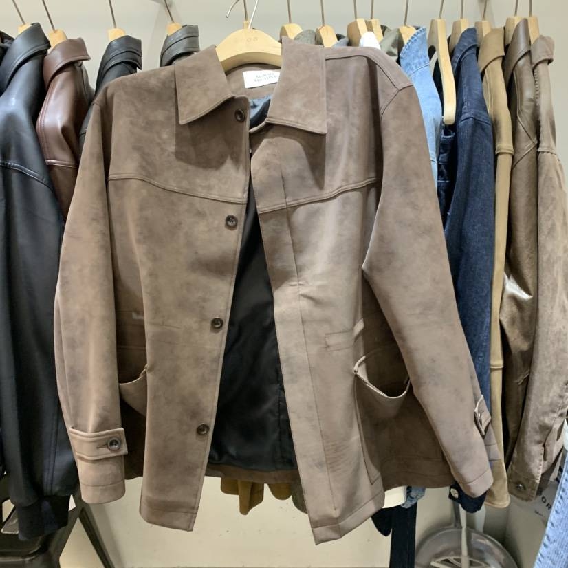 MOOD-A韓國代購㊣女裝新款職業熱賣推薦人氣25秋冬時尚夾克MOOD-A夾克