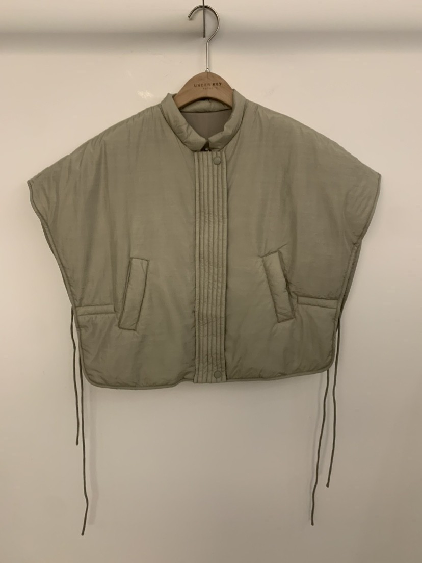 UNDER KEY韓國代購㊣女裝新款真品時尚熱賣25秋冬馬甲填充UNDER KEY馬甲