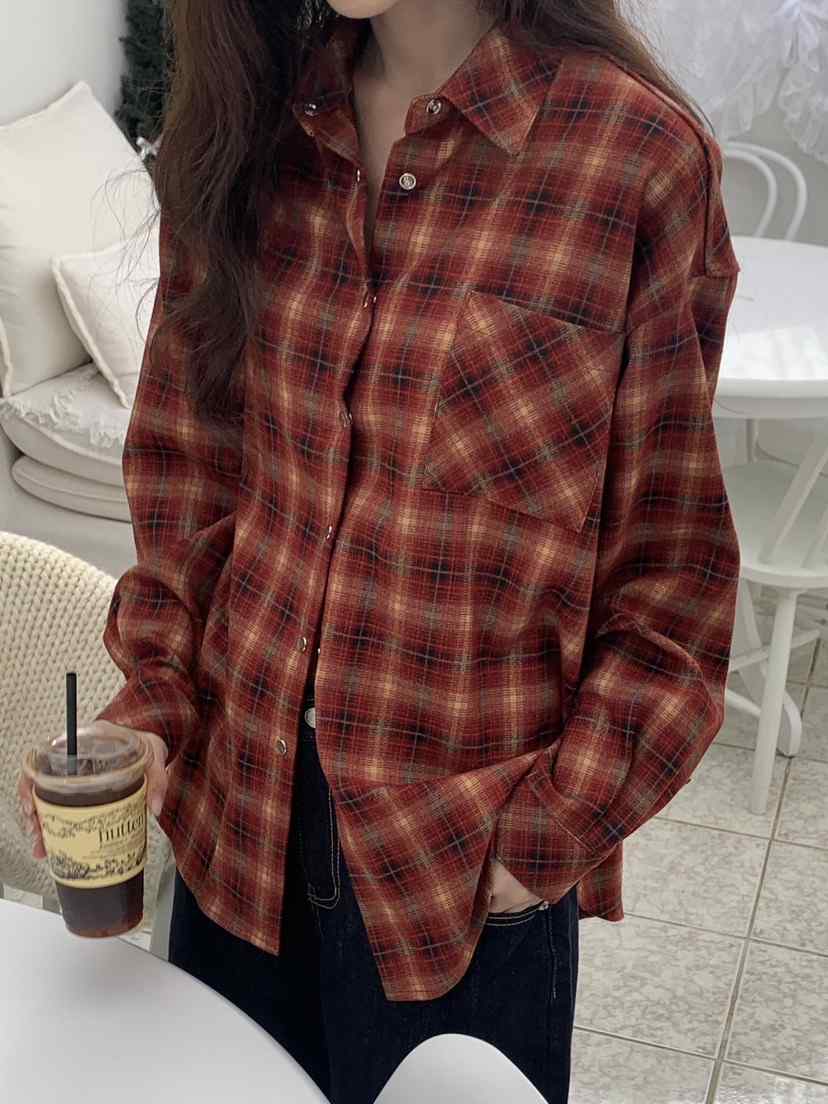 LOGARDEN韓國直郵㊣女士新品時尚休閑熱賣職業推薦襯衫蕾絲衫LO GARDEN襯衫/蕾絲衫