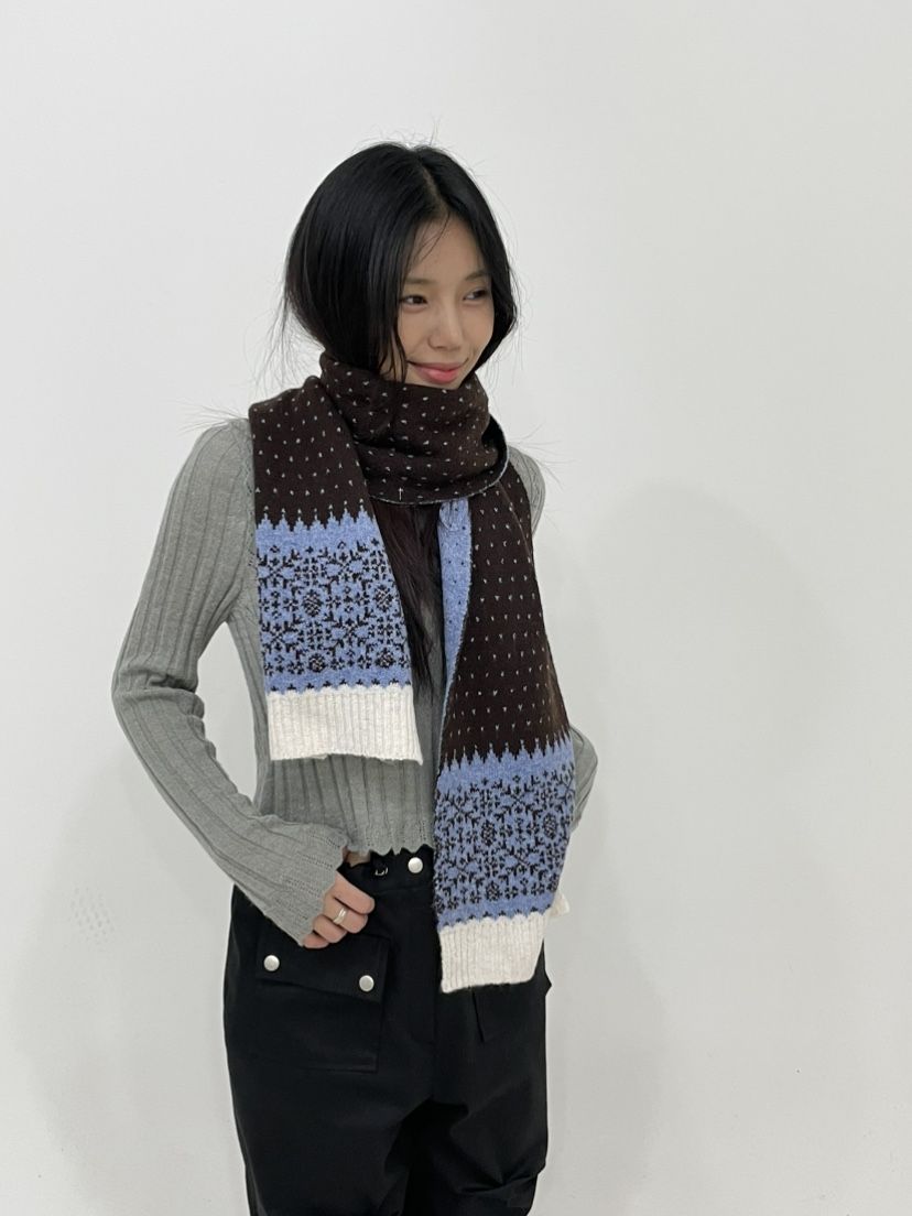 ANNA VERRY-P東大門㊣代購女裝新款時尚25秋冬職業圍巾披肩ANNA VERRY-P圍巾/披肩