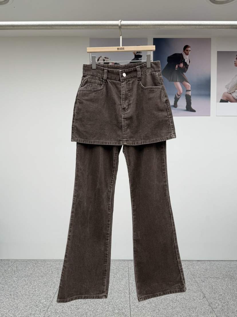 MADE-P東大門㊣實拍女裝新品25秋冬真品時尚熱賣職業人氣裙褲MADE-P裙褲