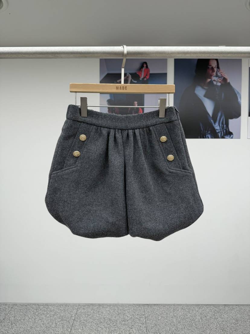 MADE-P韓國直郵㊣女裝新品人氣休閑熱賣推薦真品25秋冬短褲MADE-P短褲