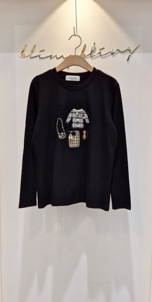 RICO東大門㊣代購女士新品時尚人氣推薦25秋冬真品熱賣長袖T恤bling bling/RICO長袖T恤