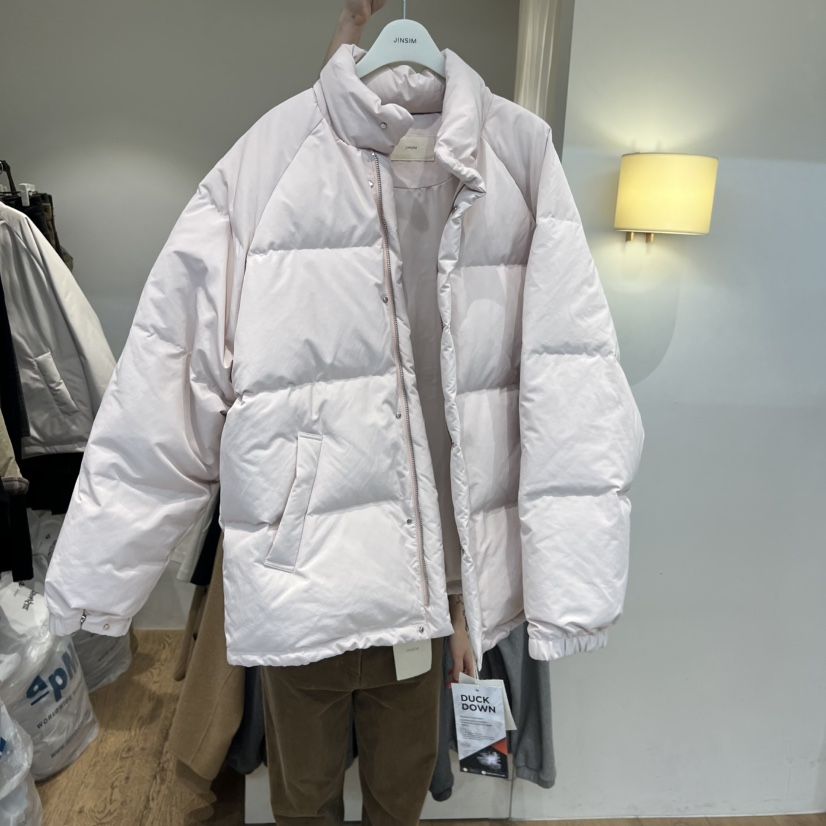 JINSIM東大門㊣直郵女裝新品時尚人氣熱賣推薦短款羽絨服絨JINSIM短款羽絨服