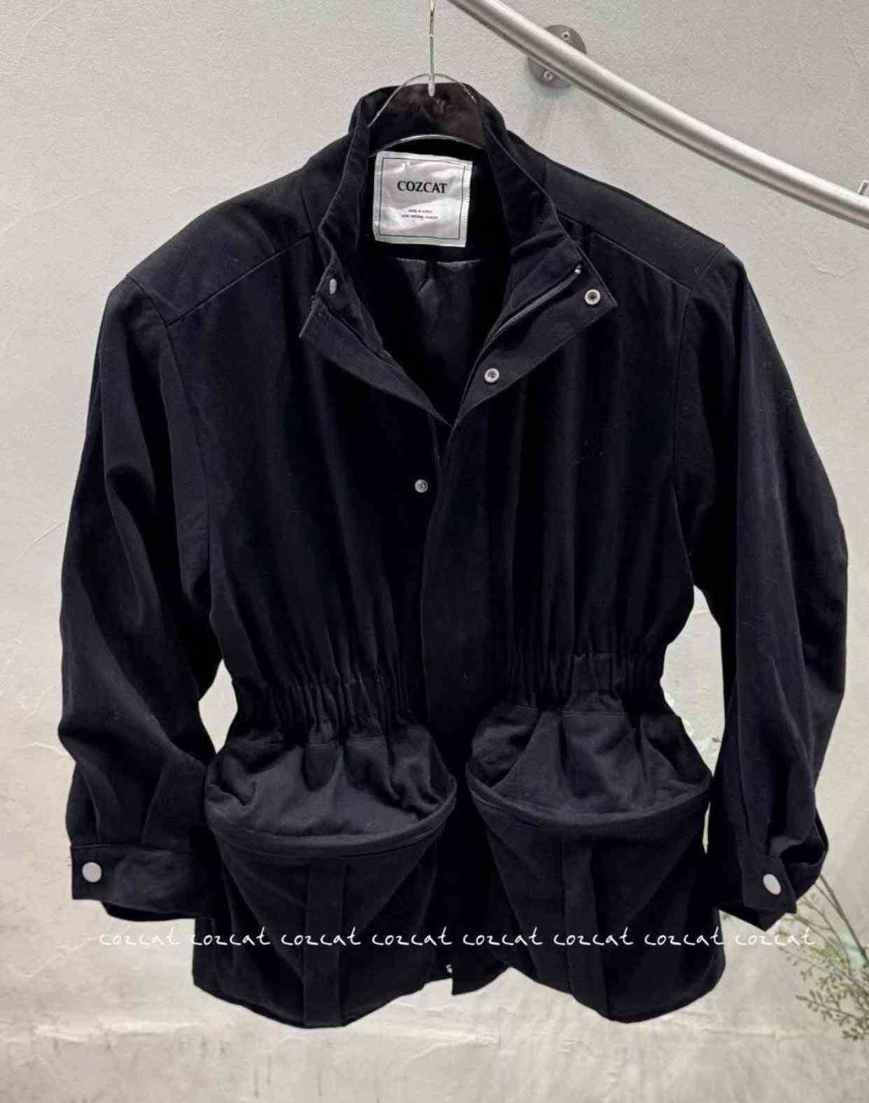 COZCAT-코즈켓-T東大門㊣代購女士新品休閑真品時尚夾克口袋COZCAT夾克