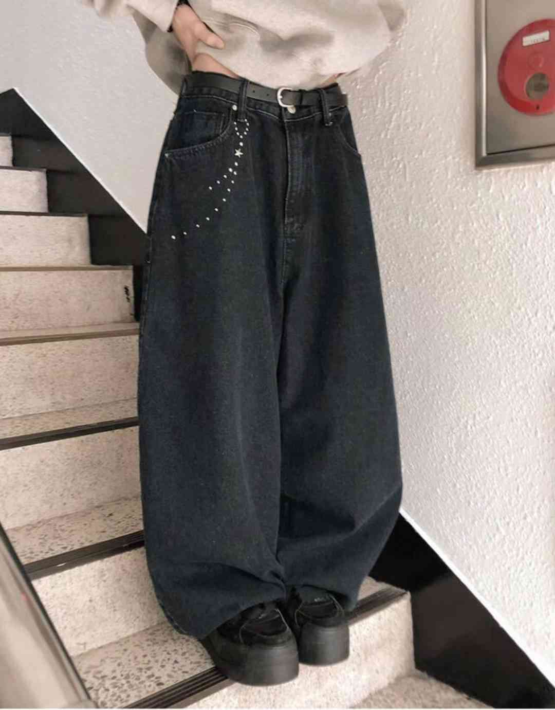 PI2韓國代購㊣女士新款真品時尚25秋冬職業人氣牛仔褲不含腰帶Pi2牛仔褲