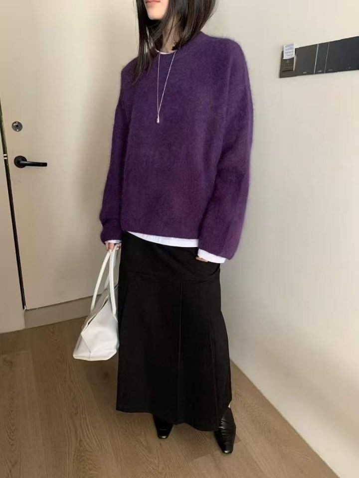 STAY HERE東大門㊣直郵女裝新品推薦熱賣25秋冬職業針織衫STAY HERE針織衫