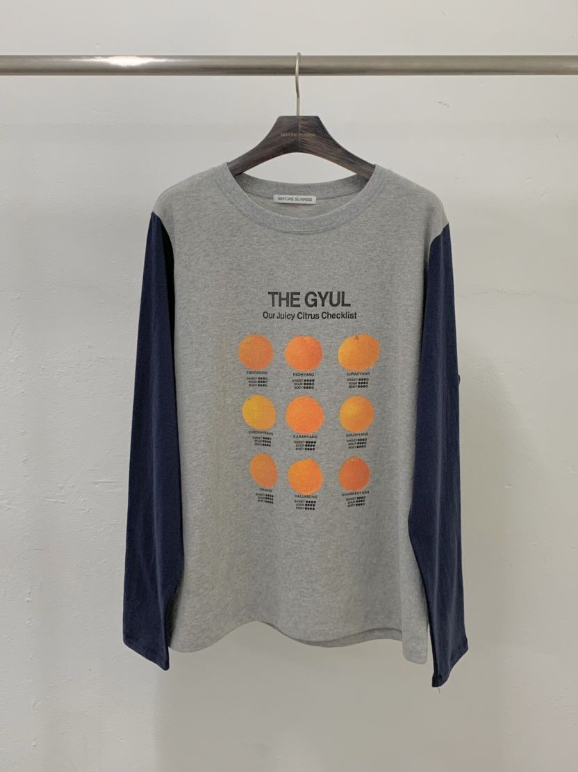 BEFORE SUNRISE東大門㊣直郵女士新款人氣25秋冬真品長袖T恤BEFORE SUNRISE長袖T恤